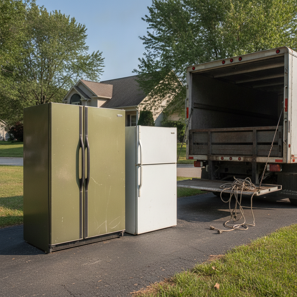 JUNK REFRIGERATOR REMOVAL - NO PERSON